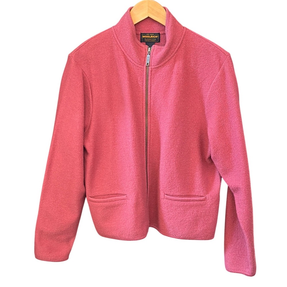 Vintage Woolrich Full Zip Jacket Gorpcore Granola Girl Cabincore Outdoor Rustic